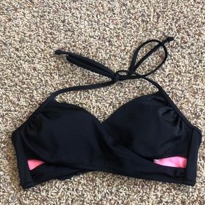 pink bikini top
